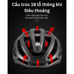 Mũ bảo hiểm xe đạp siêu nhẹ Rockbros HC-58