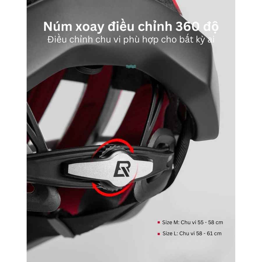 Mũ bảo hiểm xe đạp siêu nhẹ Rockbros HC-58