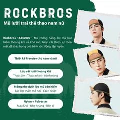 Mũ lưỡi trai - Mũ lót đạp xe đa năng Rockbros 18240007