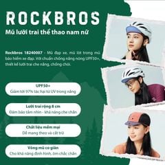 Mũ lưỡi trai - Mũ lót đạp xe đa năng Rockbros 18240007