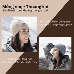 Mũ len giữ ấm cản gió Naturehike NH21FS551
