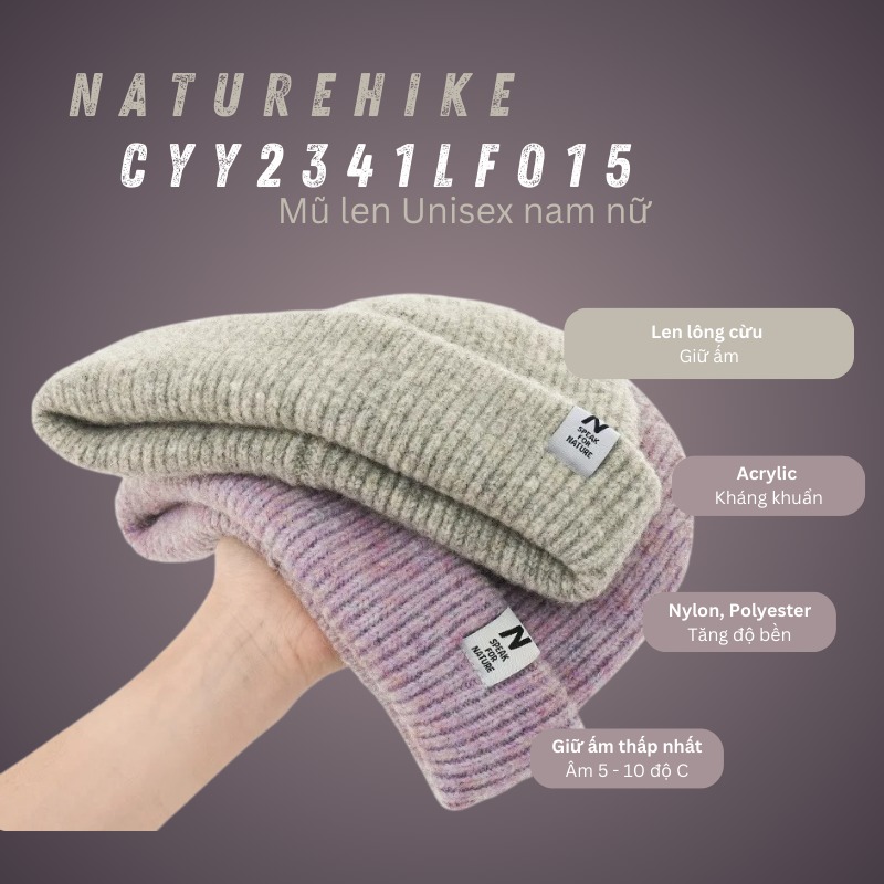 Mũ len đi rừng - leo núi - dã ngoại Naturehike CYY2341LF015