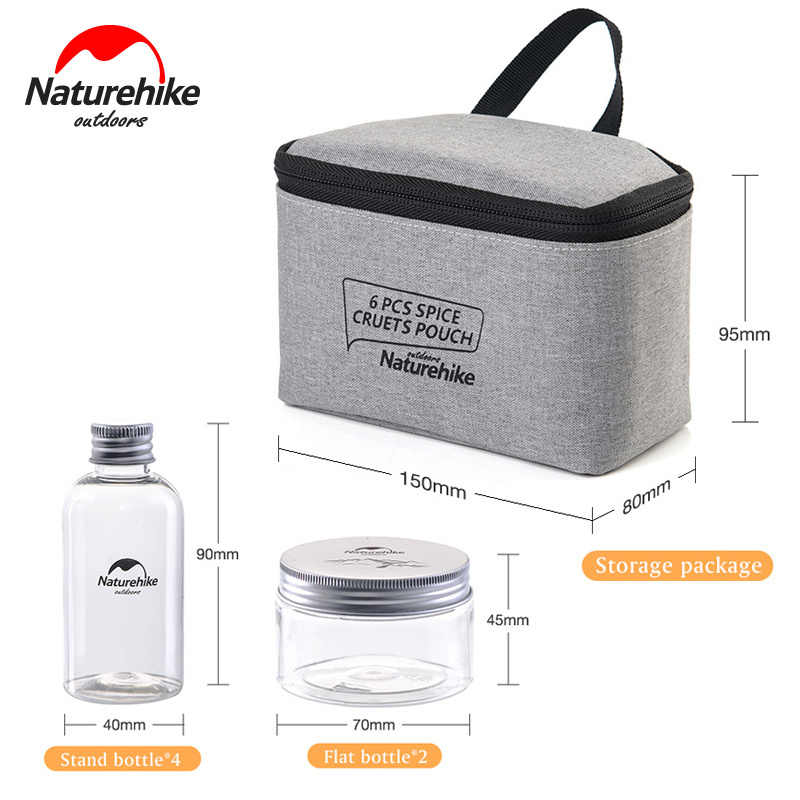 Bộ đựng gia vị 6 trong 1 Naturehike NH17T011-P cắm trại - picnic