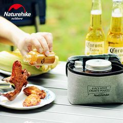 Bộ đựng gia vị 6 trong 1 Naturehike NH17T011-P cắm trại - picnic