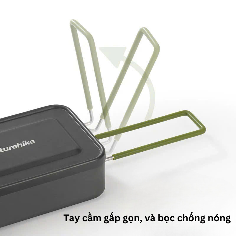 Hộp cơm cá nhân Naturehike NH21CJ011 - Nhôm Anode hóa