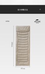 Nệm gấp du lịch Naturehike NH20MSD04 bông sợi cotton siêu ấm áp