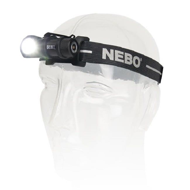 Đèn pin đội đầu chống nước NEBO - REBEL 600 LUMENS