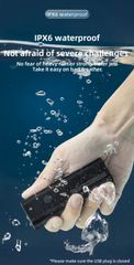 Đèn pin siêu nhẹ Rockbros RHL400LM cho xe đạp