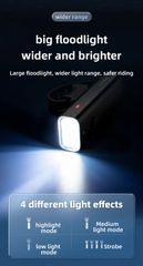 Đèn pin siêu nhẹ Rockbros RHL400LM cho xe đạp
