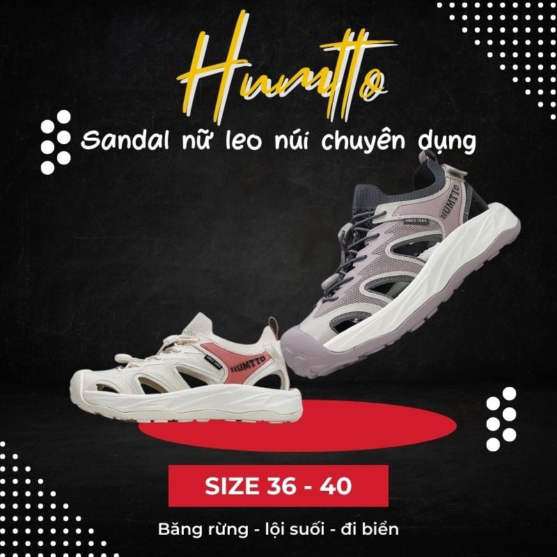 Dép rọ băng sông lội suối Humtto 760763B nữ