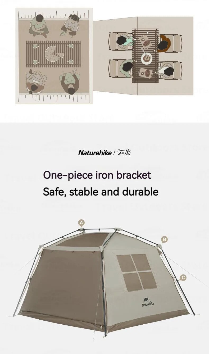 Lều Glamping gia đình Naturehike CNK2300ZP022 - Village 5.0