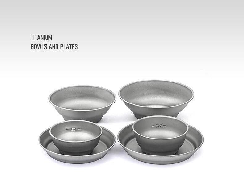 Bộ bát – đĩa – tô Titanium chống nóng Naturehike NH21CJ001