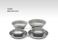 Bộ bát – đĩa – tô Titanium chống nóng Naturehike NH21CJ001