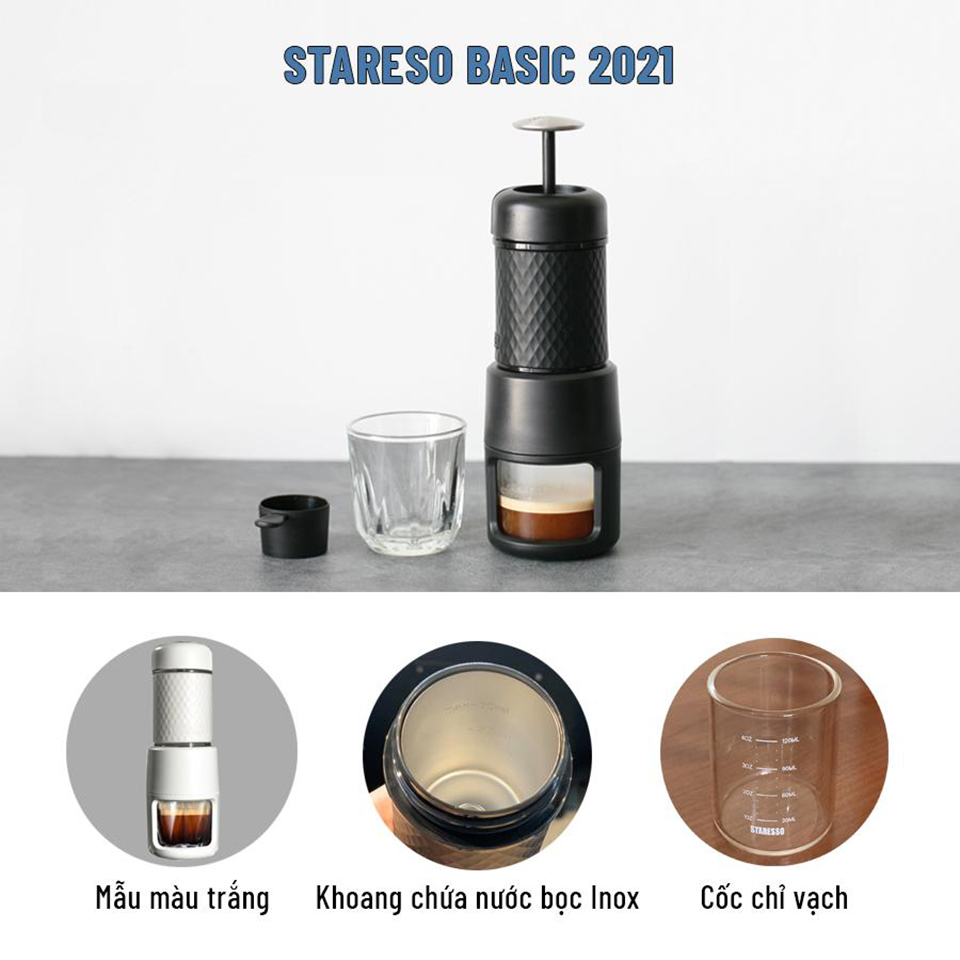 Máy pha cà phê cầm tay Staresso Basic du lịch – dã ngoại