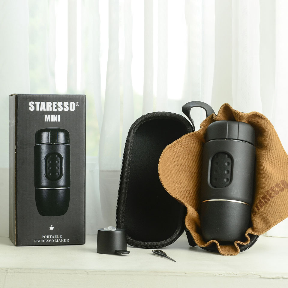 Máy pha cà phê cầm tay siêu nhỏ gọn Staresso Mini