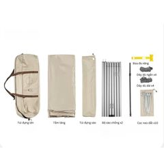 Tăng trung tâm cắm trại Naturehike C2350WS010