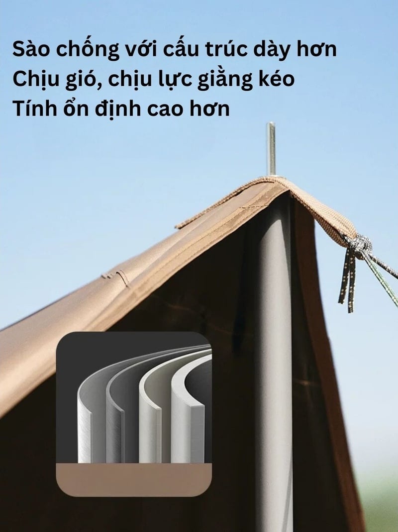 Tăng phủ Vinyl chống nắng cao cấp Naturehike CNK2350WS015
