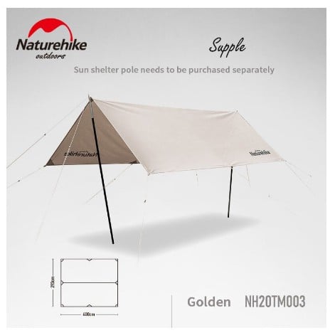 Tăng vuông mang đi cắm trại Naturehike NH20TM003