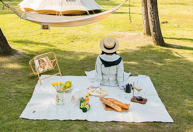 Thảm Picnic gấp gọn Naturehike NH20FCD10 siêu mềm từ sợt Cotton