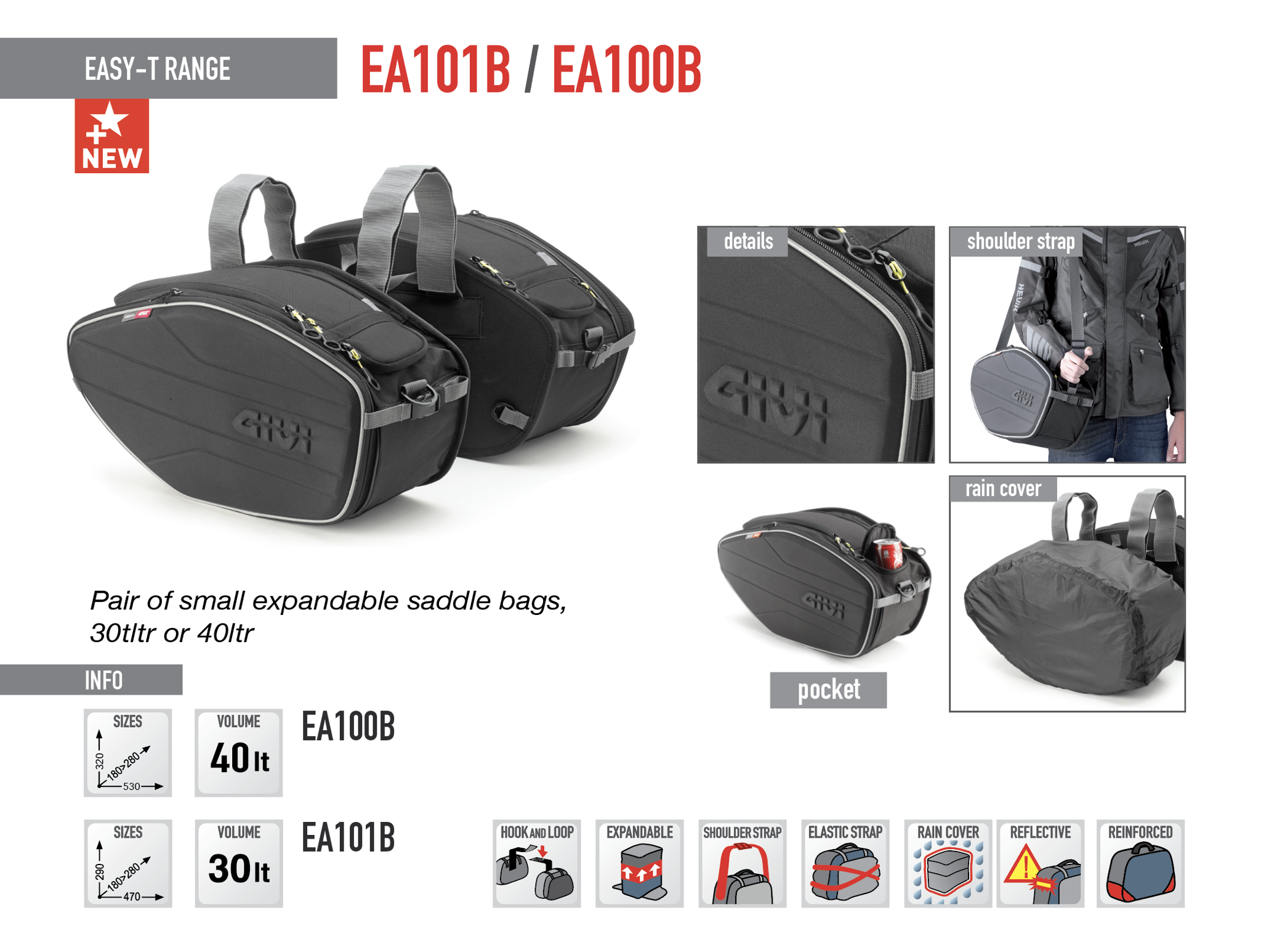 Túi cặp hông Givi EA101B