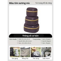 Bộ ba túi mang đồ chống nước Naturehike CNK2350XB011 đa năng