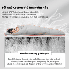 Túi ngủ Cotton giả lông vũ Naturehike NH22YD003 - RM40