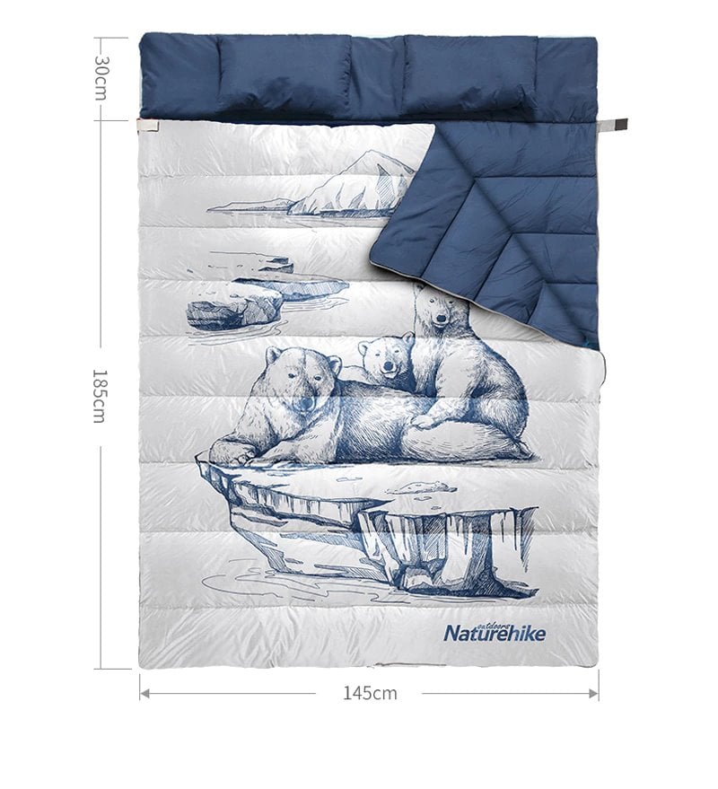 Túi ngủ gia đình Naturehike NH19S016-D hình con gấu