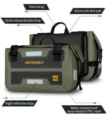Cặp túi hông Moto chống nước Motowolf MDL 0720