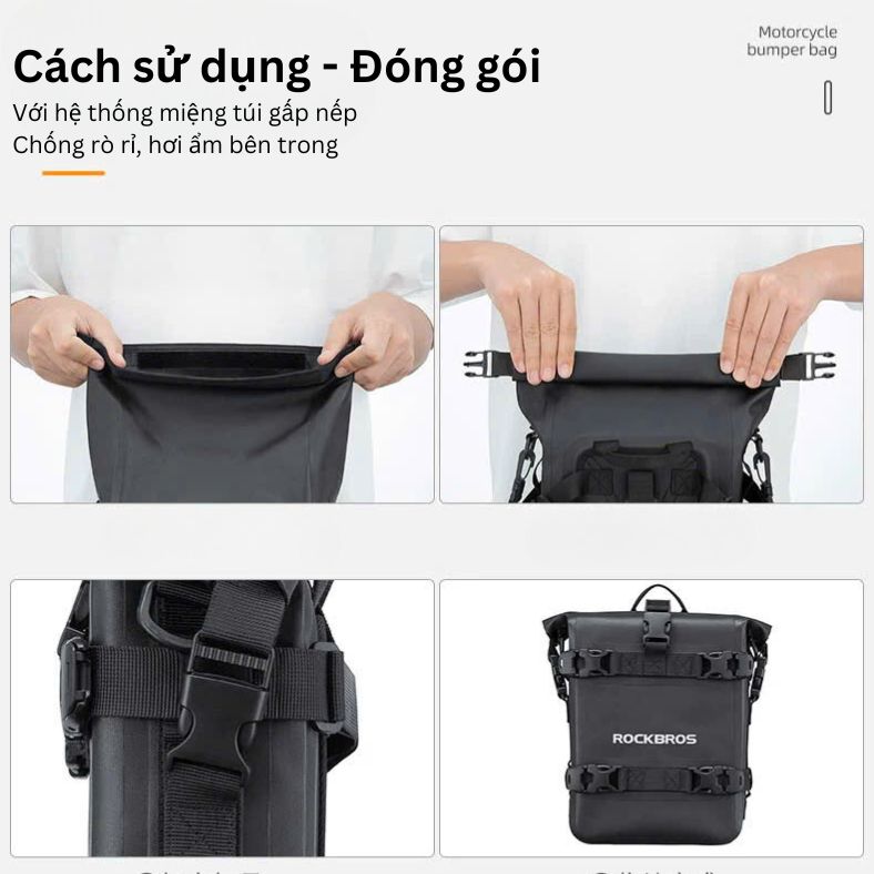 Túi mang đồ trên Moto Rockbros AS-095