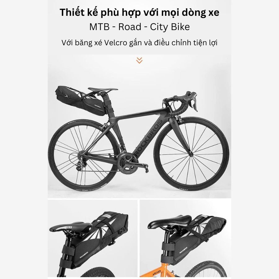 Túi treo yên xe đạp 8L Rockbros C38