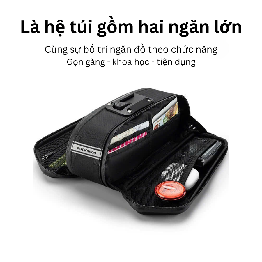 Túi treo yên kèm chắn bùn sau Rockbros 30130049001