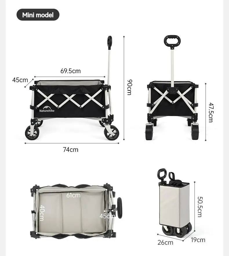 Xe đẩy đồ cắm trại Naturehike CNK2450JJ017