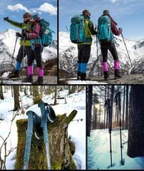 Gậy leo núi hợp kim nhôm Naturehike NH17D017-D siêu nhẹ