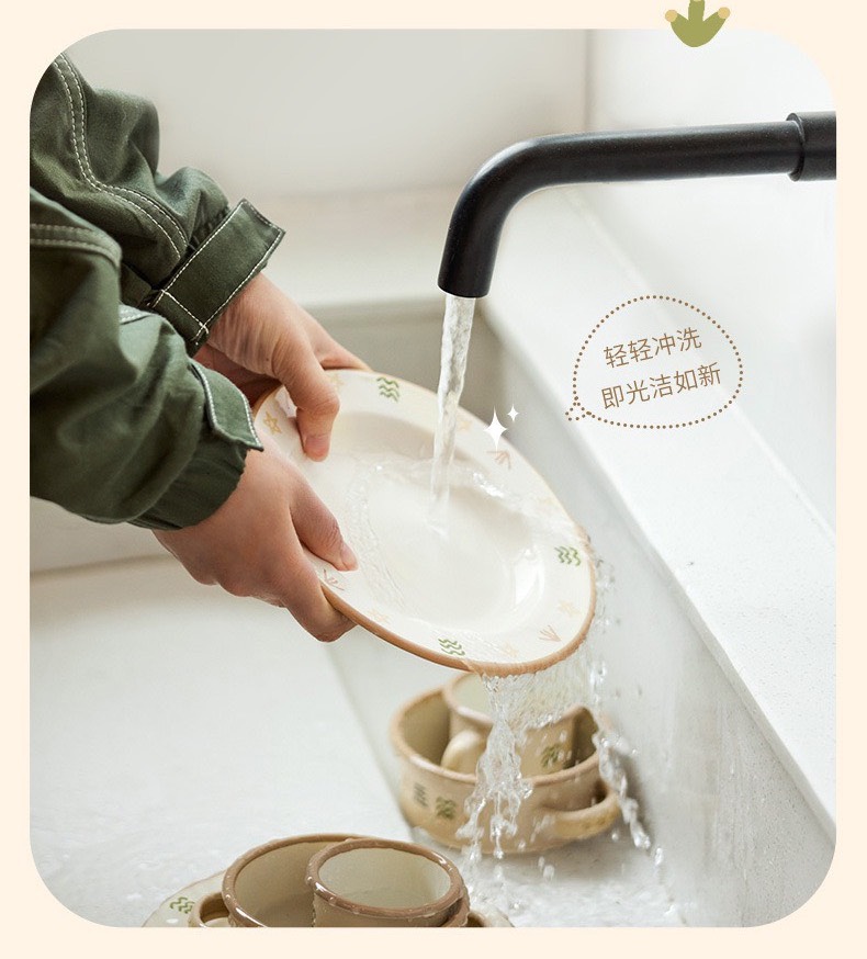 Bộ cốc bát đĩa tráng men Naturehike CNH22CJ004 cho bé