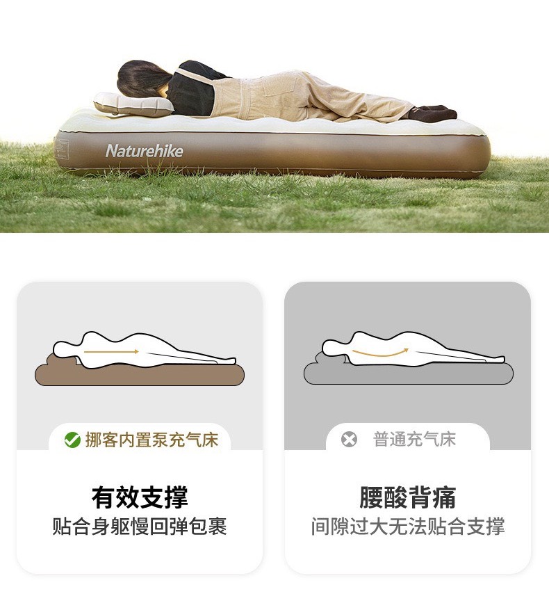 Đệm hơi đơn và đôi Naturehike CNH23DZ10001 cao cấp