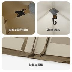 Lều Glamping tự bung Naturehike Village 13 - CNH23ZP12003
