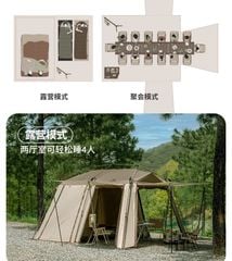 Lều Glamping tự bung Naturehike Village 13 - CNH23ZP12003