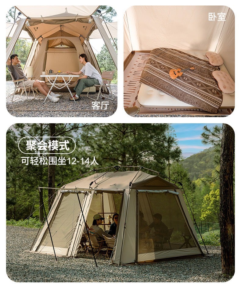 Lều Glamping tự bung Naturehike Village 13 - CNH23ZP12003