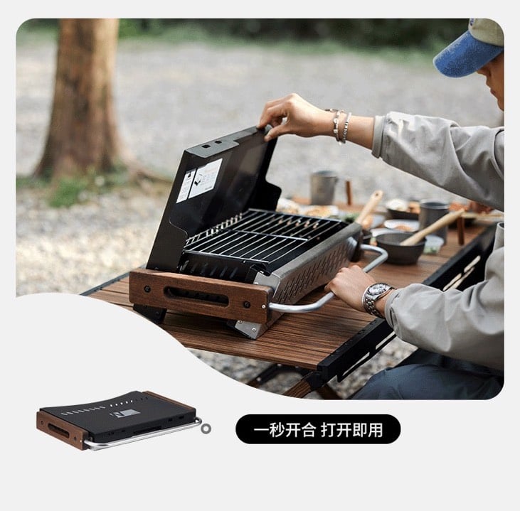 Bếp nướng than hoa BBQ Naturehike Glamping CNK2300CJ010
