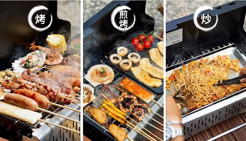 Bếp nướng than hoa BBQ Naturehike Glamping CNK2300CJ010