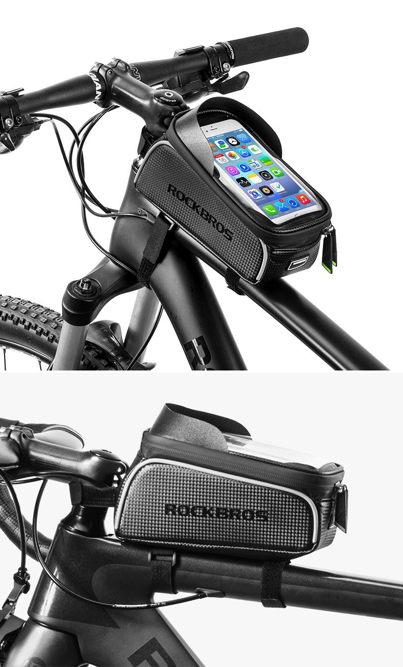 Túi đeo khung xe đạp Rockbros 017-1BK