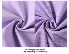 Áo khoác gió nam nữ 2 lớp Amido - Đa dụng