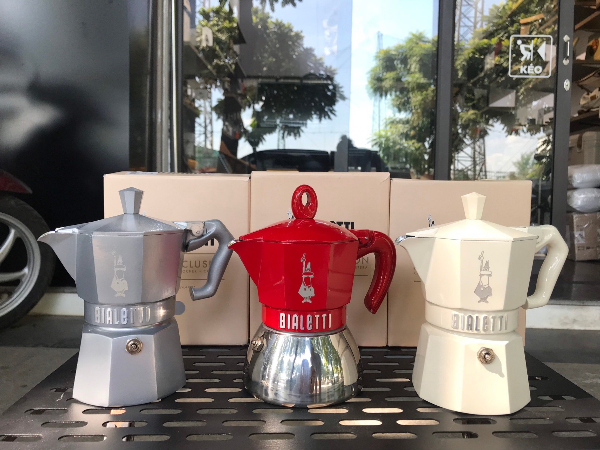 Ấm chiết suất Espresso Moka Pot Bialetti Exclusive