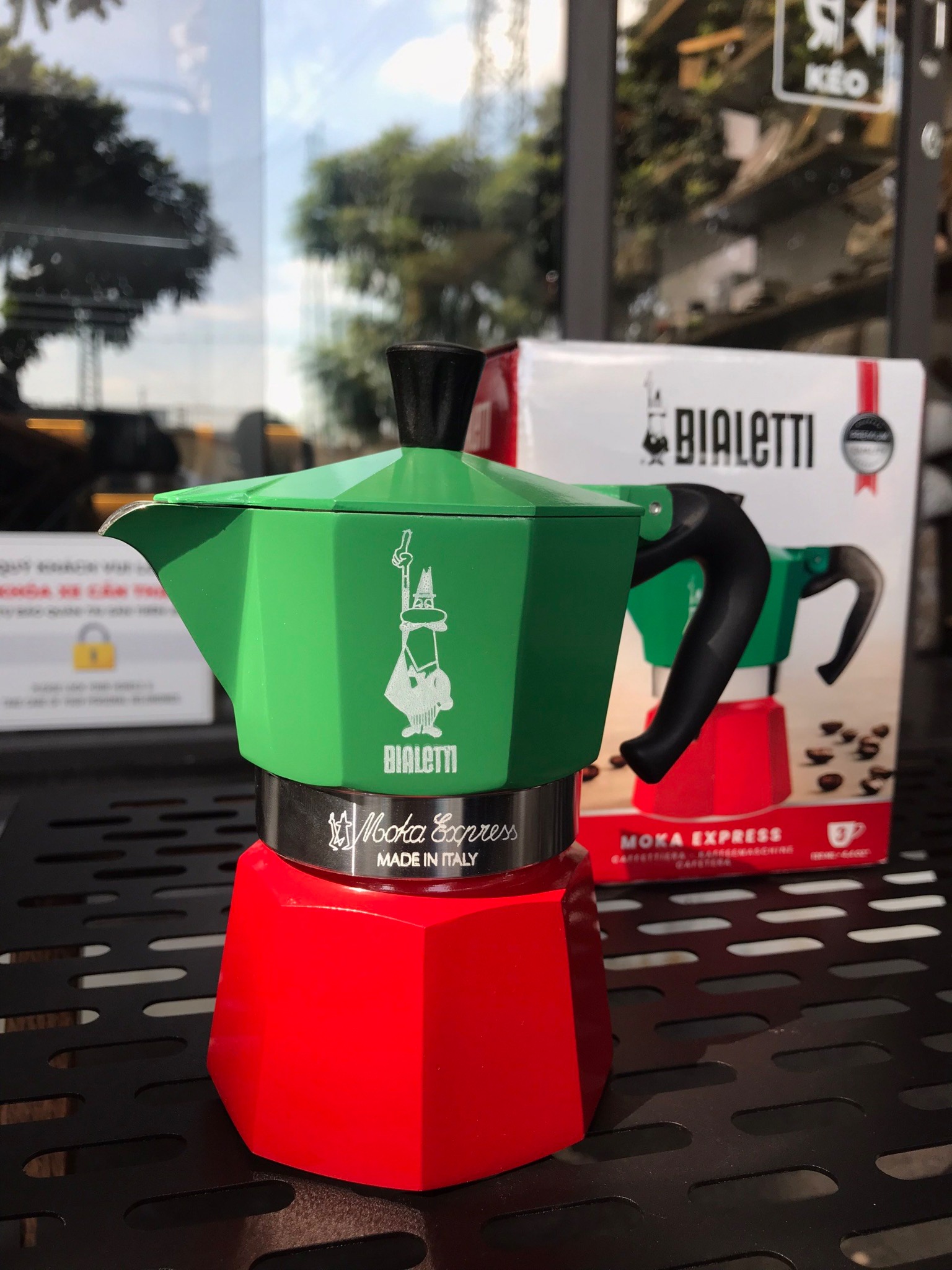 Ấm pha Espesoo Bialetti Tricolore Moka Express