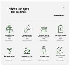 Đèn sạc xách tay năng lượng mặt trời SL-008