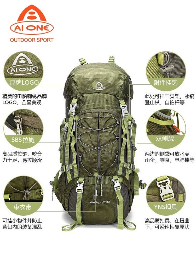 Balo leo núi 45L AI ONE KA-8053