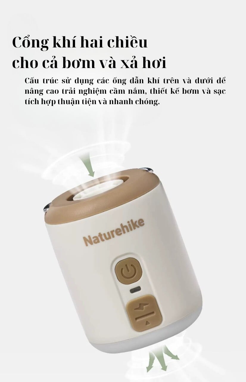 Bơm cầm tay mini Naturehike CNK2300DQ022 đa năng