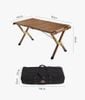 Bàn cắm trại gỗ óc chó Naturehike NH19JJ009