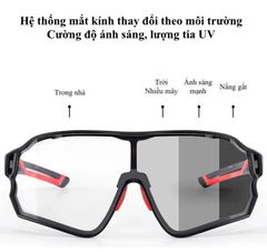 Kính mắt thể thao siêu nhẹ Rockbros