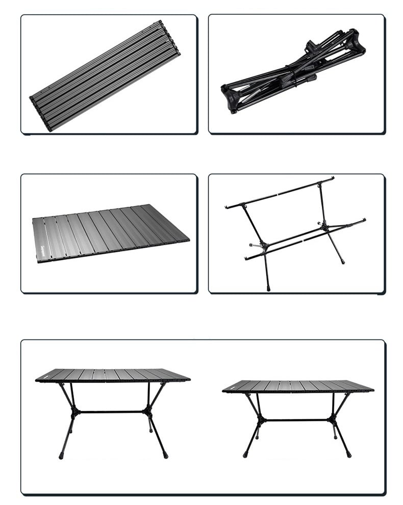 Bàn nhôm mặt cuộn siêu nhẹ Campingmoon T-520